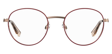 Premium Women Moschino Love Model Eyeglasses: MOL581 - Burgundy- SpecSMART Eye Clinic (Front View)